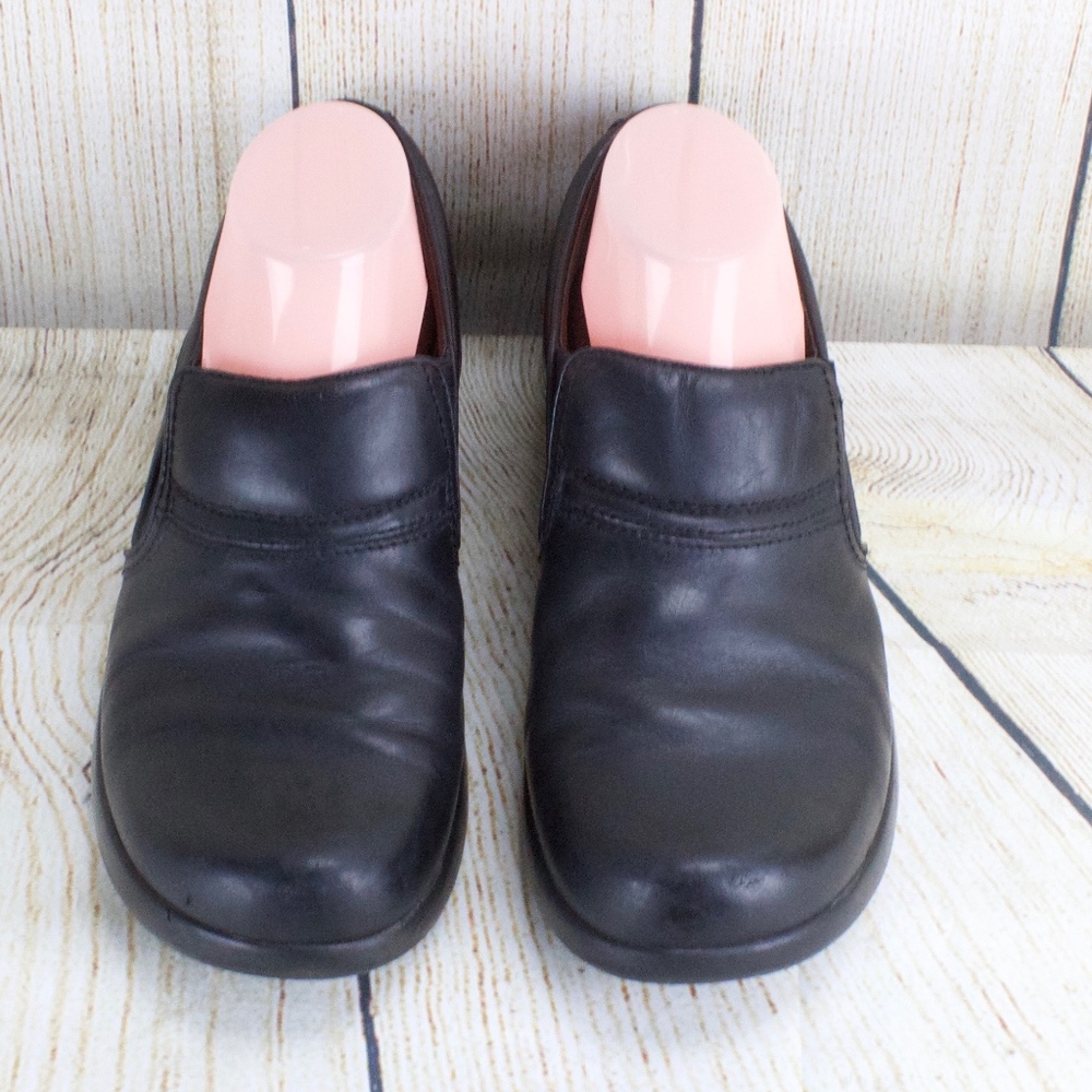 Ariat Side Stretch Slip On Clogs Black Leather 9 - Picture 2 of 8